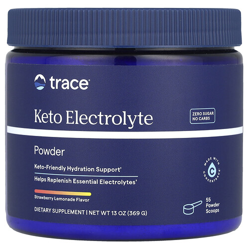 Trace Keto Electrolyte Powder Strawberry Lemonade : l&rsquo;électrolyte cétogène qui fait jaser