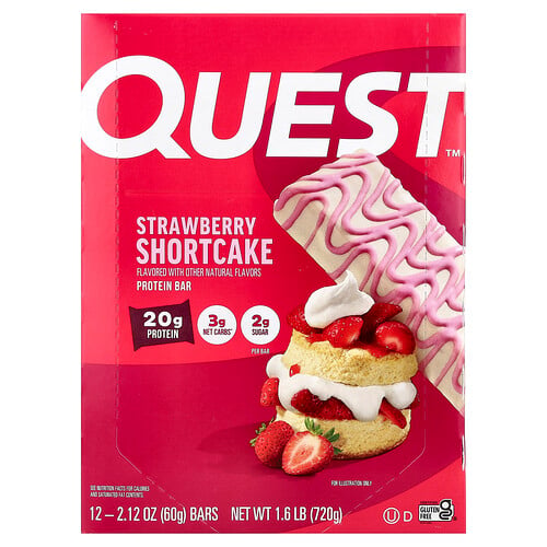 Quest Nutrition Protein Bar Strawberry Shortcake : une barre protéinée qui mérite sa place dans votre sac?