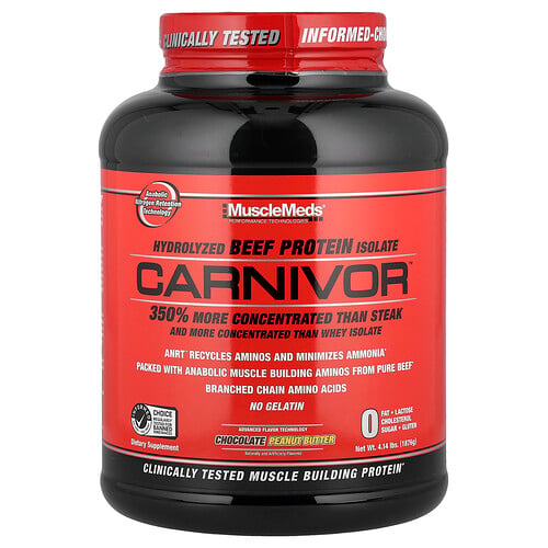 MuscleMeds Carnivor Beef Protein Isolate Chocolate Peanut Butter : une protéine de bœuf qui change la game